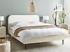 Cama Pana FLAYAT 160 x 200 cm Blanco crema