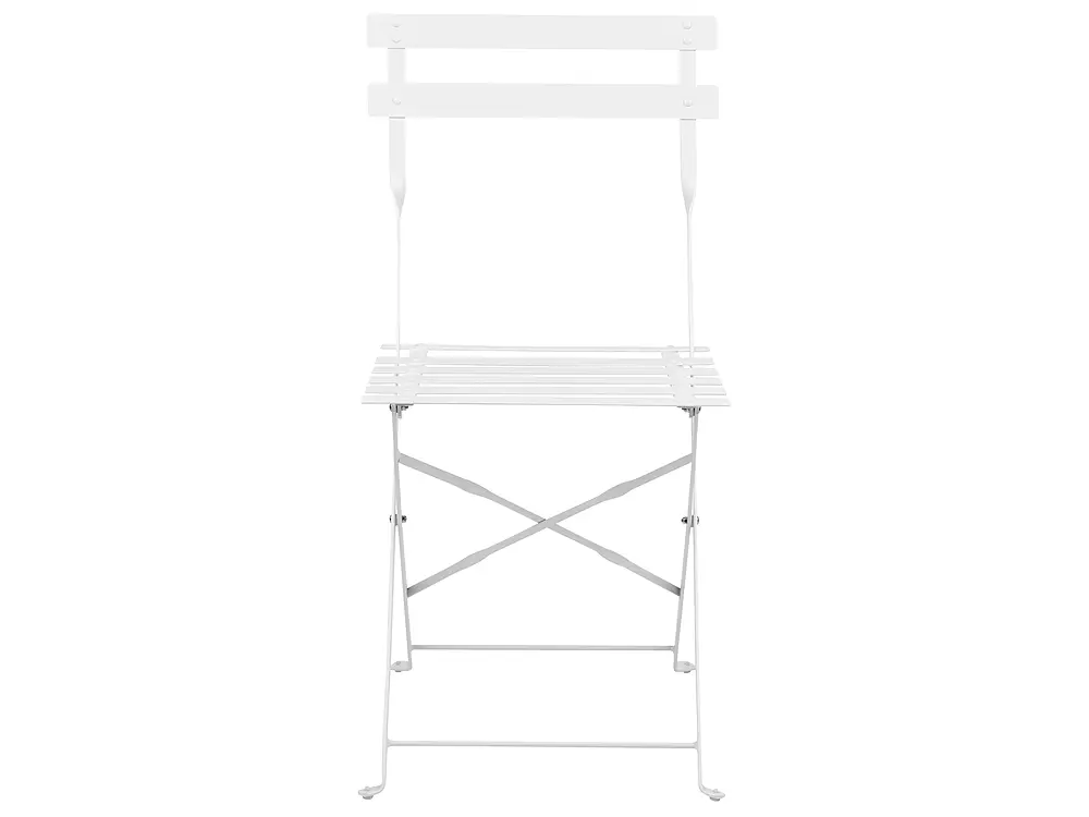 Bistro Set Folding FIORI Metal White_920566