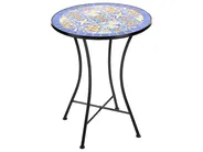 Bistro Set Folding CORIANO Metal Black_986255