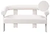 Sofa dla 2 osób ILBRO Boucle Złamana biel