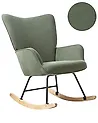 Rocking Chair ARSET Corduroy Dark Green
