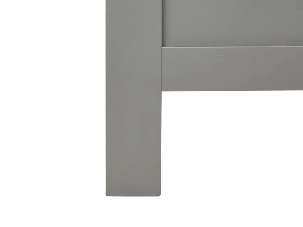 Bed Pine Wood MAYENNE 140 x 200 cm (EU Double) Grey_876636
