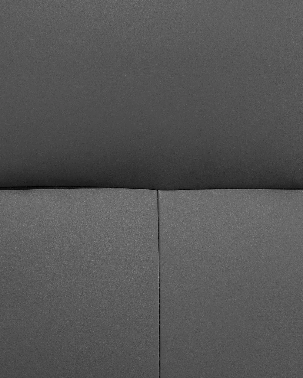 Recliner Chair PRIME with Footrest Faux Leather Grey_709188