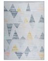 Tapis 230 x 160 cm gris et jaune YAYLA_755201