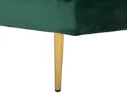 Chaise longue versione sinistra MIRAMAS Velluto Verde smeraldo_739229