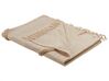 Coperta cotone naturale 130 x 180 cm JAUNPUR_829378