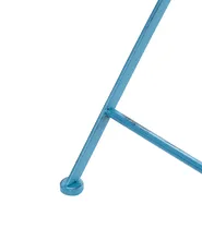Zestaw mebli balkonowych z ławką PAVIA Metal Niebieski_1046347