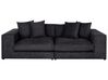 Sofa 3-osobowa czarna GLORVIKA II_927846