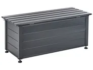 Skrzynia ogrodowa CAMPALTO 113 cm 50 cm Metal Ciemnoszary_937968
