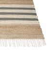 Jute Area Rug 160 x 230 cm Beige and Grey MIRZA_847310