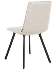 Set di 2 sedie da pranzo CARVER Tessuto Beige_999049
