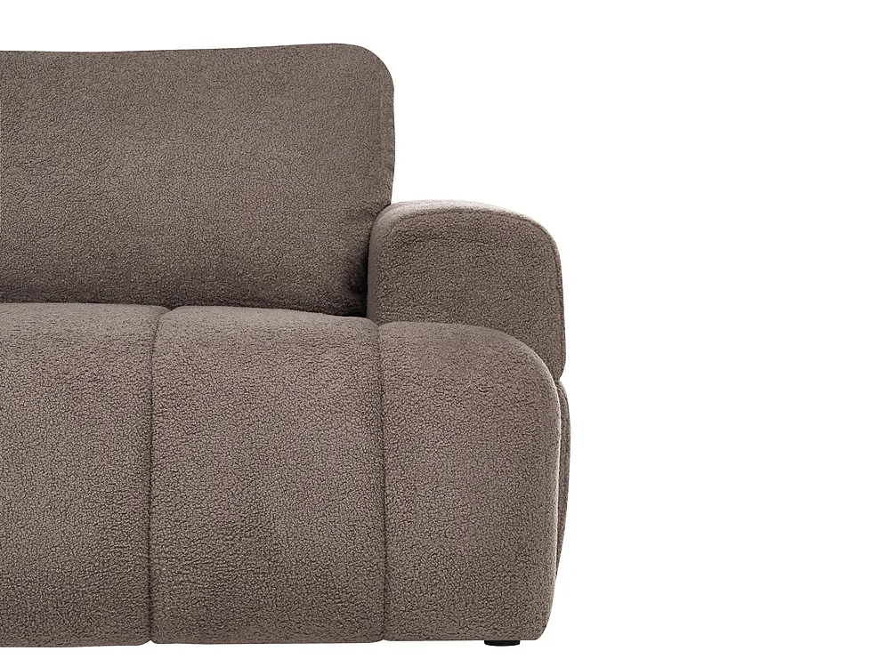 Sofa 3 Seater NARILLA Boucle Taupe_1161473