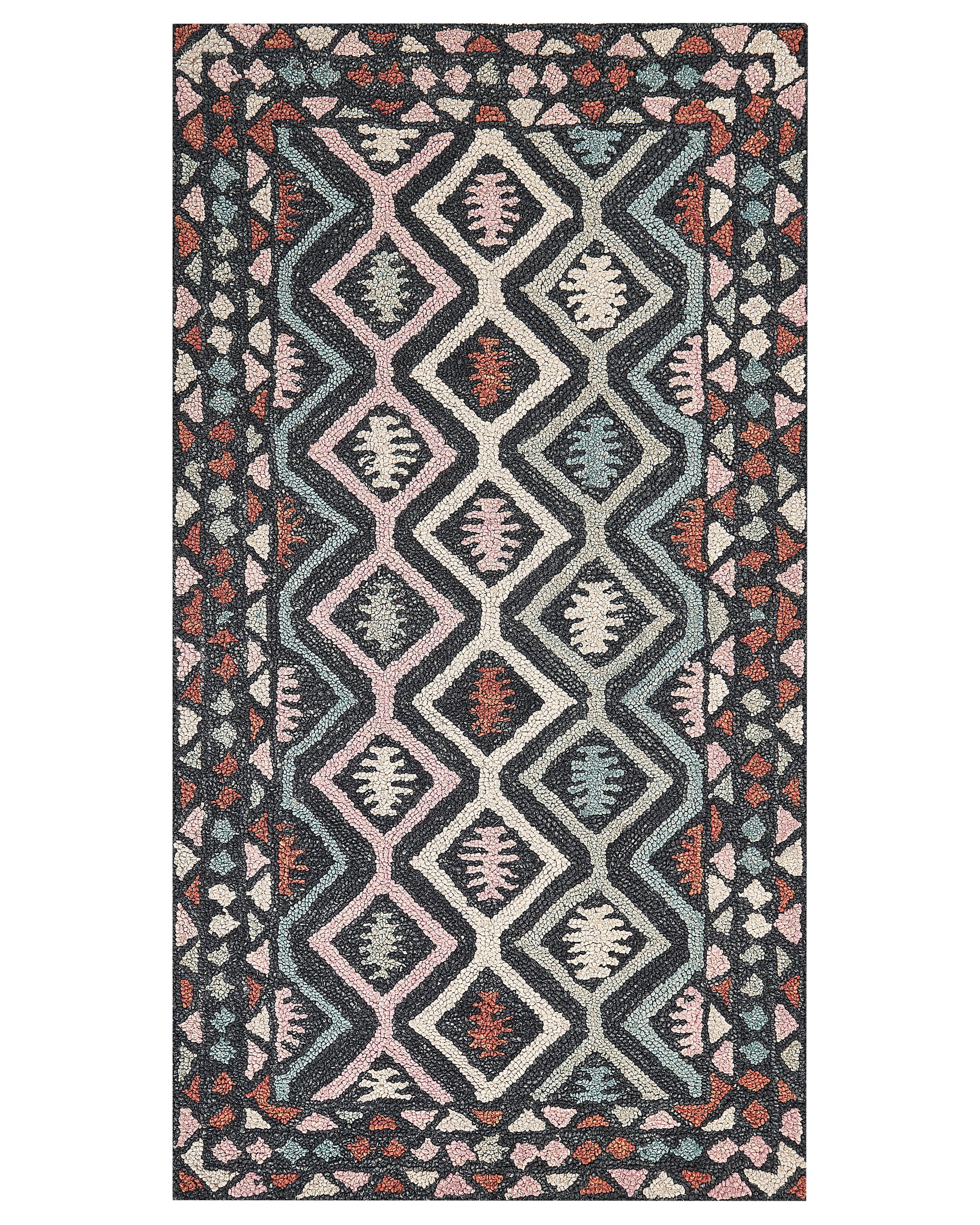 Alfombra de lana multicolor 80 x 150 cm HAYMANA _836643