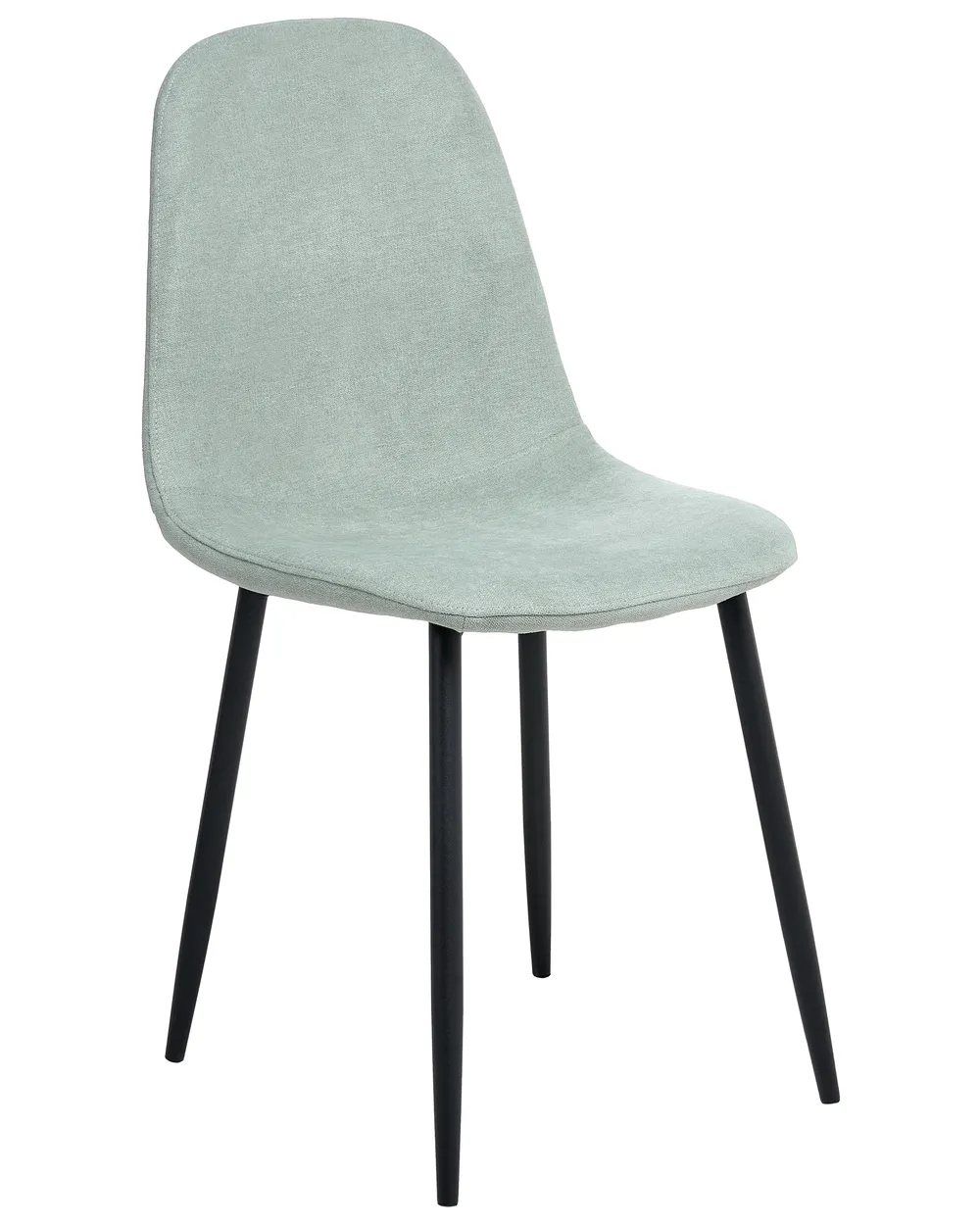 Set di 4 sedie da pranzo CRANDALL Tessuto Verde chiaro_999595
