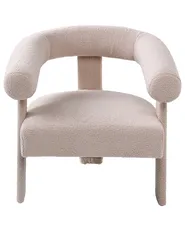 Poltrona ILBRO Bouclé Beige chiaro_1059066