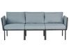 5 Seater Garden Sofa Set Dark Grey SKALA_934674