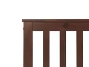 Bed Pine Wood MAYENNE 140 x 200 cm (EU Double) Dark Brown_876599