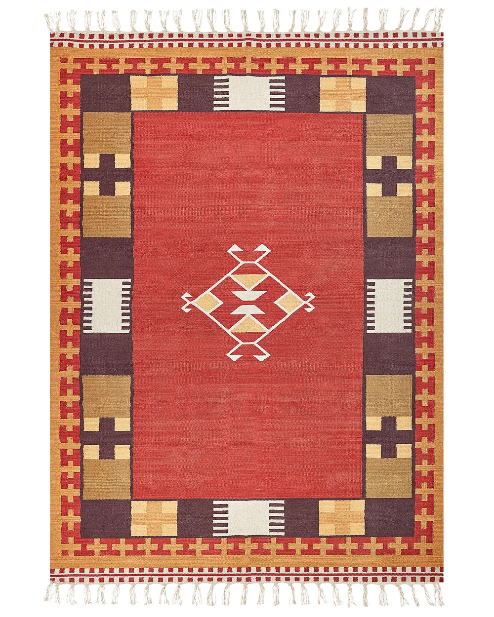 Bavlnený kelímový koberec viacfarebný PARAKAR rôzne veľkosti