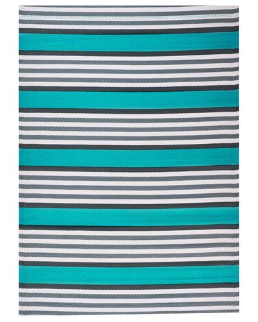 Outdoor Area Rug 120 x 180 cm Turquoise SAUGOR