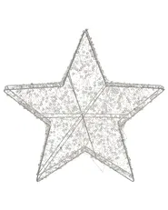 Outdoor Decoration LED MADUM 50 cm Star Silver_1015617