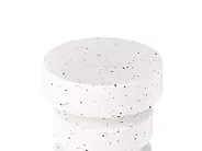 Masă laterală BIVONGI 30 cm 30 cm Terrazzo alb_1192762