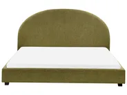 Waterbed Boucle VAUCLUSE 180 x 200 cm (EU Super King) Olive Green_977241
