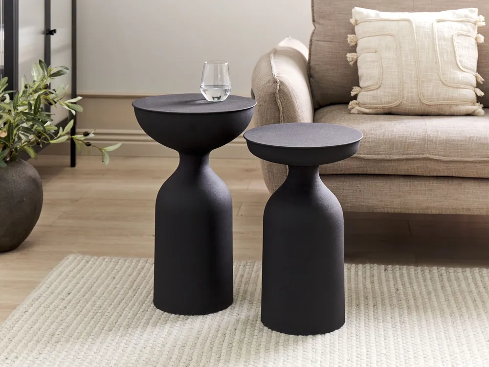 Side Table TENJO Metal Black_883225