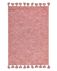 Tappeto NIGDE Rosso 140 x 200 cm Cotone_848788