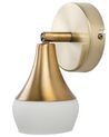 Wandleuchte gold 2er Set Glockenform ANTLER I_770760