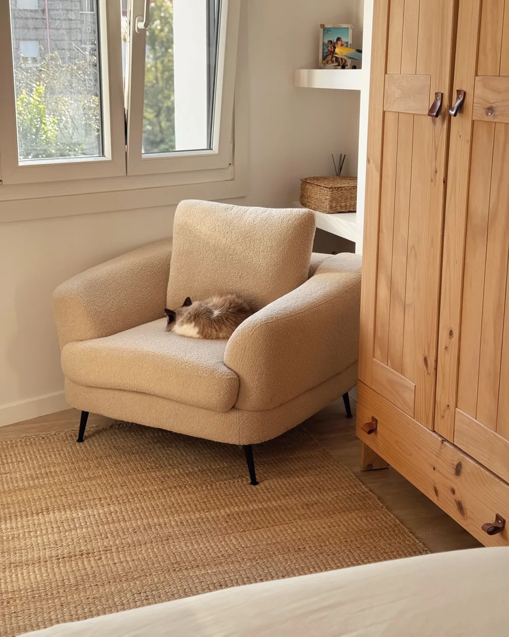 Armchair KJAER Boucle Light Beige_1022052
