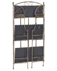 Regał VILLADOSE 60 cm 117 cm Metal Czarny_1029425