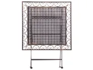 Bistro Table BORMIO 70 cm 70 cm Metal Black_806696