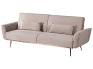 Sofa Bed 3 Seater EINA Velvet Taupe_1057706