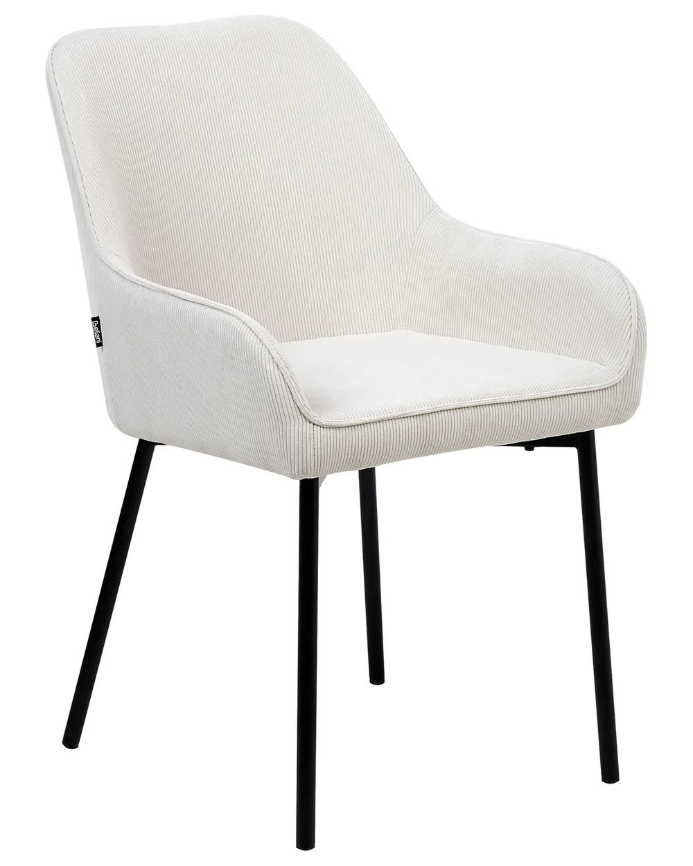 LEWE Set Di 2 Sedie Da Pranzo In Lino A Scacchi – Stile Retrò Con Gambe In Metallo Nero – Imbottite, Senza Braccioli – Per Cucina, Soggiorno, Ristorante (Grigio)