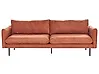Sofa 3 Seater VINTERBRO Chenille Golden Brown