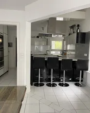 Set di 2 sedie alte LUCERNE Pelle sintetica Nero_920292