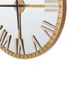Mirrored Wall Clock ø 60 cm Gold COMPORTA_822195