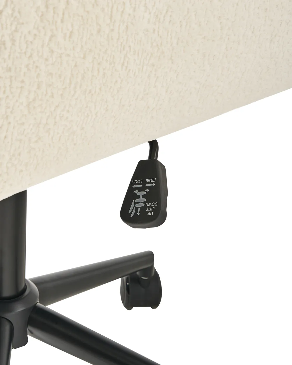 Desk Chair ALPINE Boucle Off-White_1006581