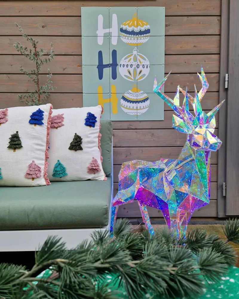 Decorazione per esterni Smart LED con App POLARIS 90 cm Renna Multicolore_973693