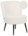 Armchair VOSS Boucle White