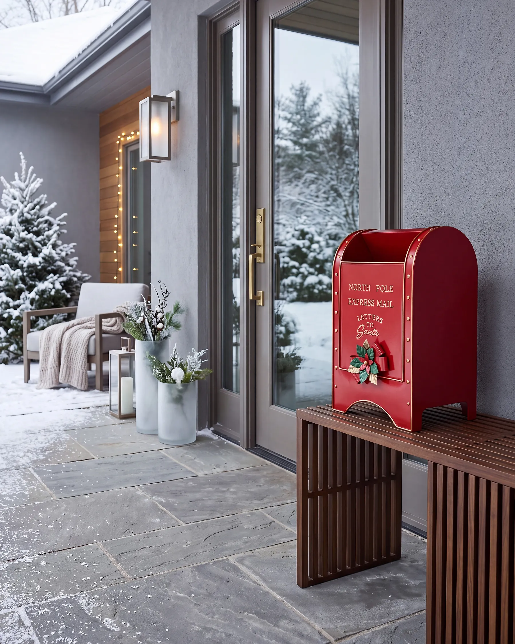 Santa Post Box MUHOS 40 cm Red_1173546