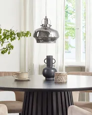 Pendant Lamp WILTZ Glass Light Grey_856661