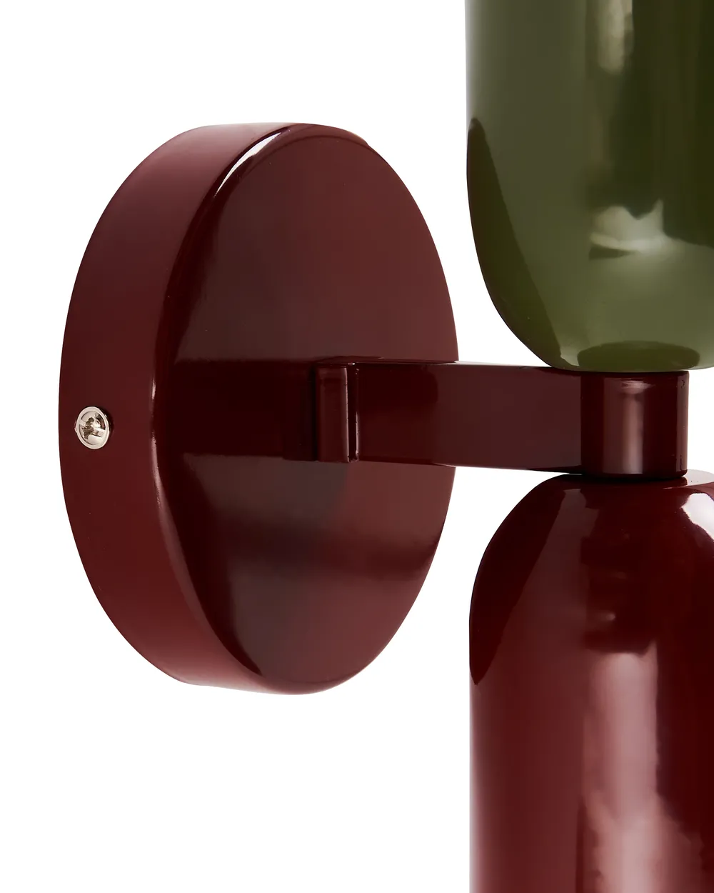 Set di 2 lampade da parete TOPI Metallo Rosso/Verde_987522