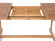 Garden Dining Set 8 Seater MAUI with Cushions Acacia Wood Blue_755811