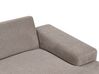 Left Hand Corner Fabric Sofa Light Brown MARIFERD_903250