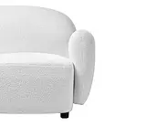 Sofa dla 2 osób JULE Boucle Złamana biel_1145552