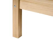 Bed Pine Wood ECHALLON 120 x 200 cm (EU Small Double) Light Brown_1113332