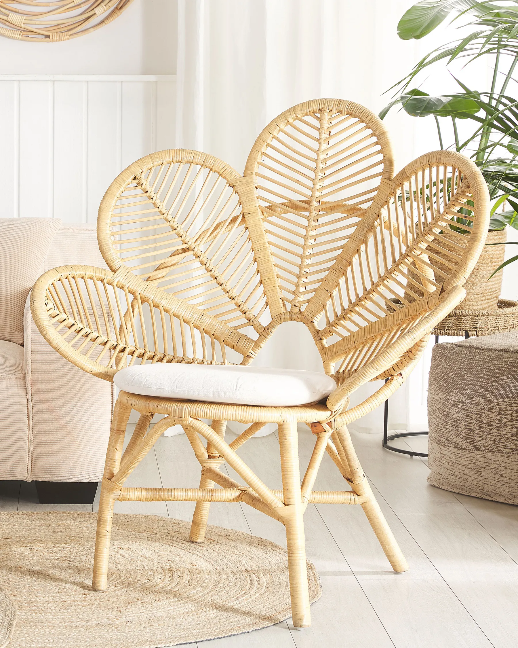 Sedia Peacock FLORENTINE Rattan Naturale_793672
