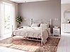Bett mit Lattenrost Metall ANTLIA 140 x 200 cm Hellbeige