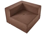 Divano modulare 3 posti AXEBO Bouclé Marrone_1075854